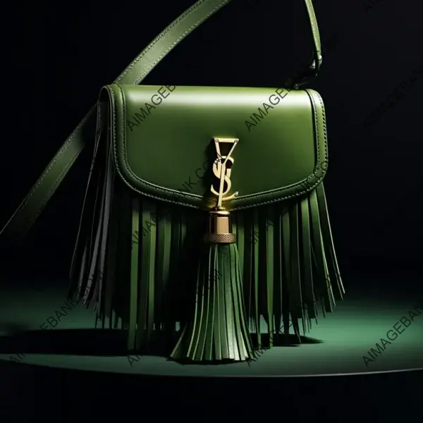 Bag Transformation: Green Straps for Enhanced Style