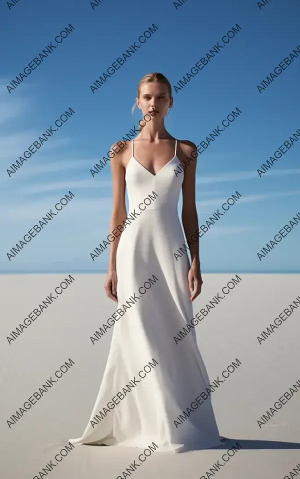 Minimalist Chic: The Bride&#8217;s Calvin Klein Wedding Dress