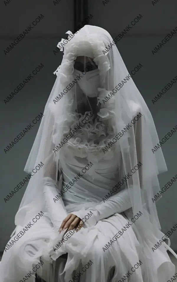 Bride&#8217;s Fusion of Futuristic Bridal Attire: Aitor Throup