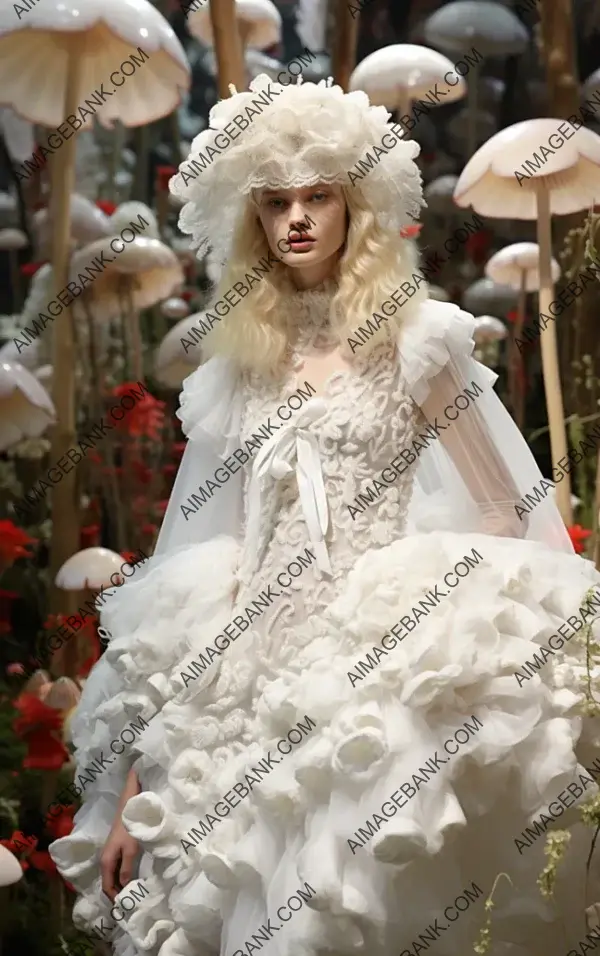 Bride&#8217;s Playful Elegance: Alber Elbaz&#8217;s Attire