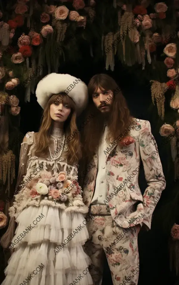 Bride in Alessandro Michele&#8217;s Unique Bridal Mix