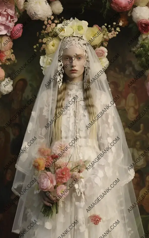 Bride&#8217;s Fusion of Styles: Alessandro Michele&#8217;s Attire