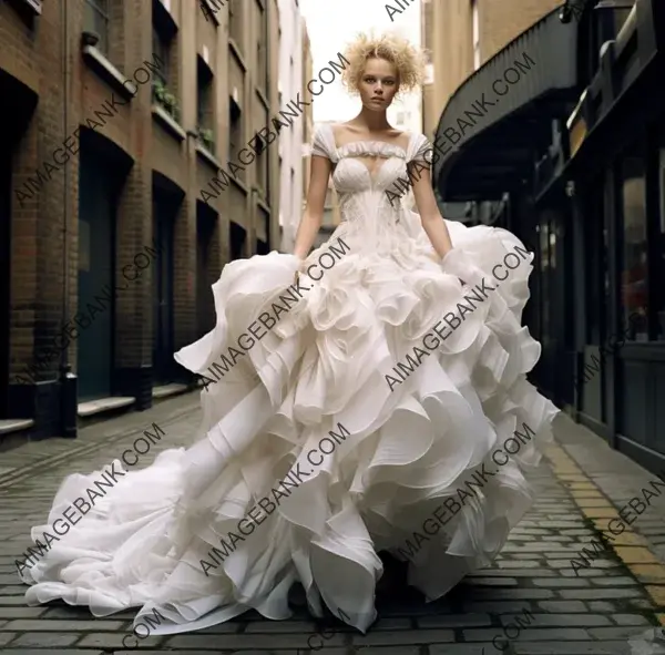 Bride&#8217;s Unique Elegance: Alexander McQueen&#8217;s Attire