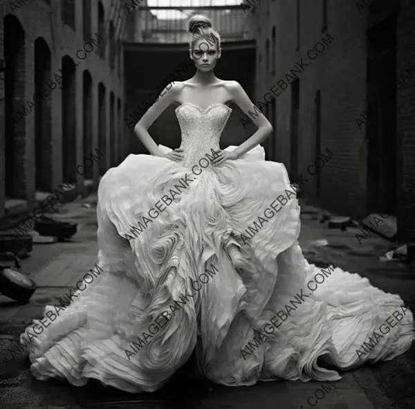 Edgy Bridal Fusion by Alexander McQueen