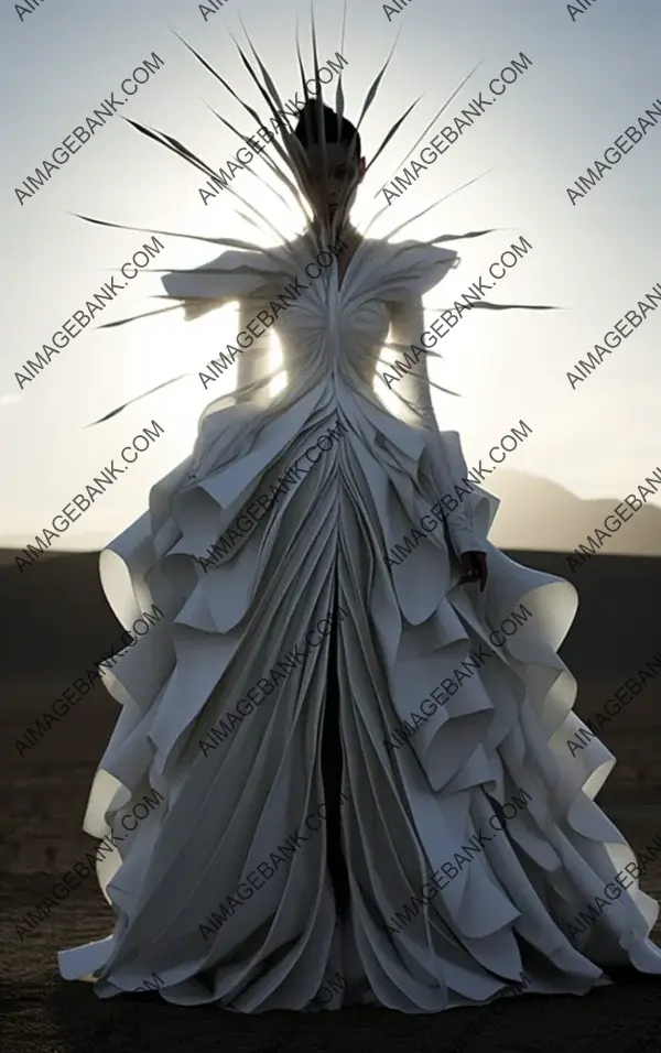 Gareth Pugh&#8217;s Avant-Garde Bridal Creation: A Blend of Artistry