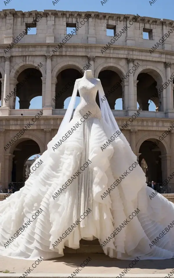 Pierre Cardin&#8217;s Futuristic Bridal Creation: Bold and Unique