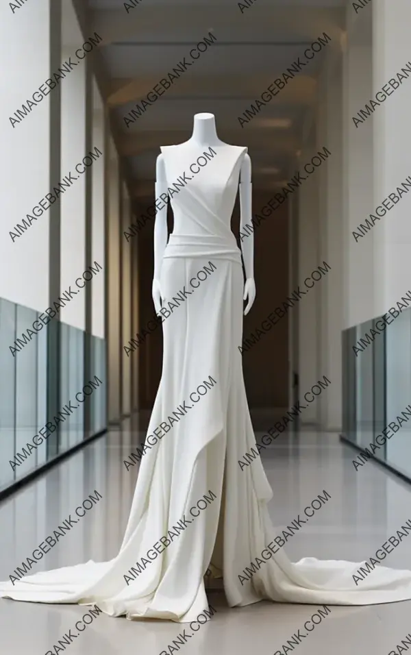 Raf Simons&#8217; Bridal Attire: Minimalist Elegance