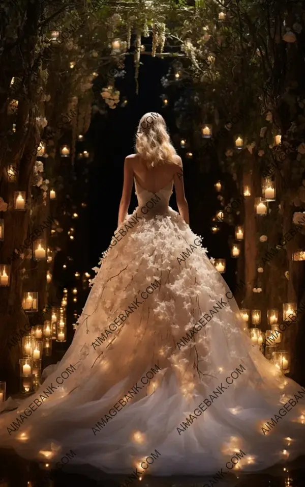 Whimsical Beauty: Giles Deacon&#8217;s Wedding Dress with Adornments