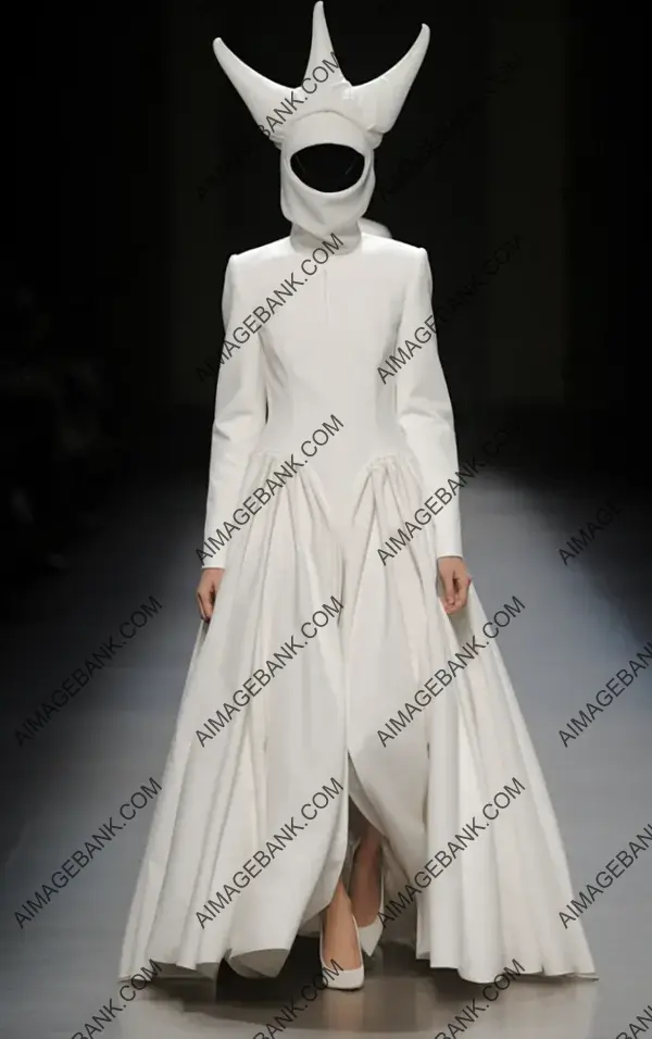 Junya Watanabe and Hussein Chalayan&#8217;s Bridal Beauty: Minimalist Wedding Dress