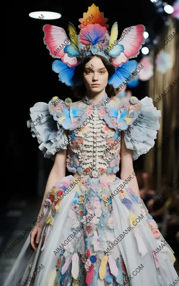 Eclectic Bridal Ensemble: Mary Katrantzou and Alessandro Michele&#8217;s Dress