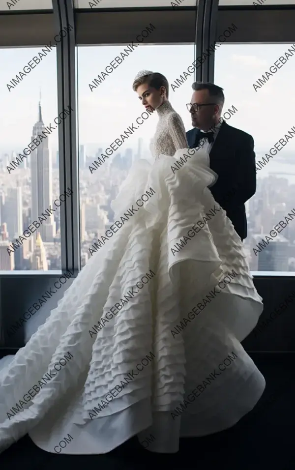 Sophisticated Bridal Couture: Raf Simons and Alber Elbaz&#8217;s Wedding Attire