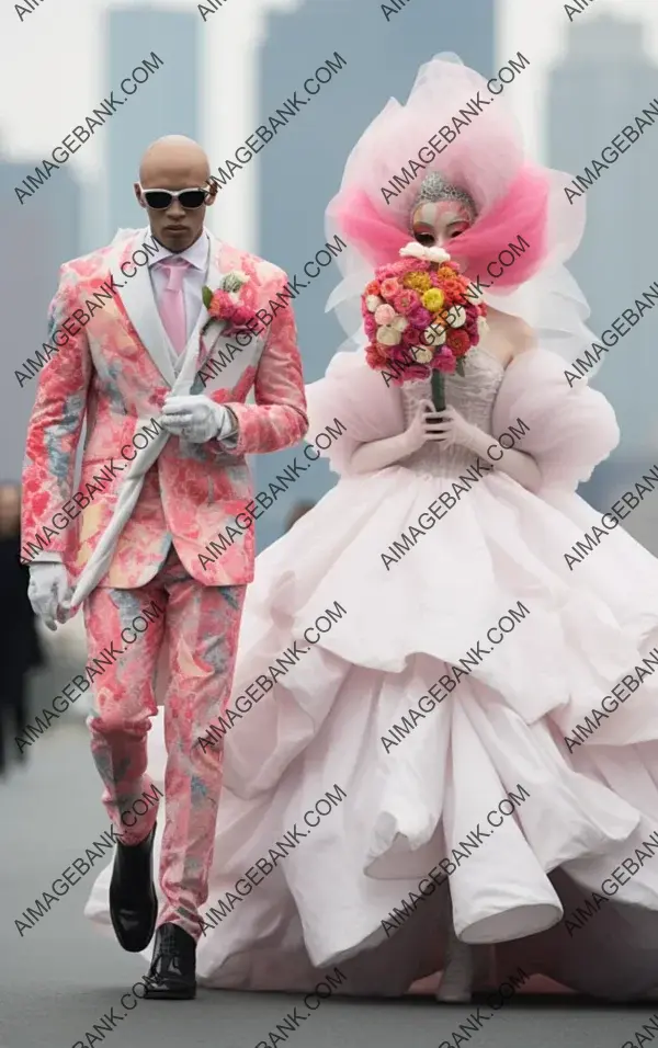 Bold Bridal Ensemble: Walter Van Beirendonck and Jeremy Scott&#8217;s Dress