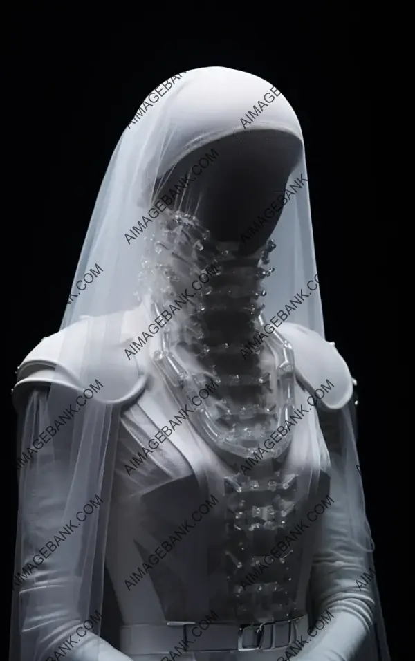 Aitor Throup&#8217;s Futuristic Bridal Attire: Dramatic Wedding Dress