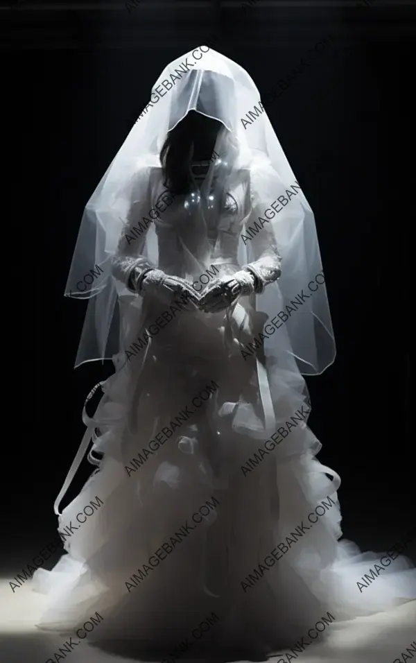 Dramatic Bridal Attire by Aitor Throup: Futuristic Wedding Dress