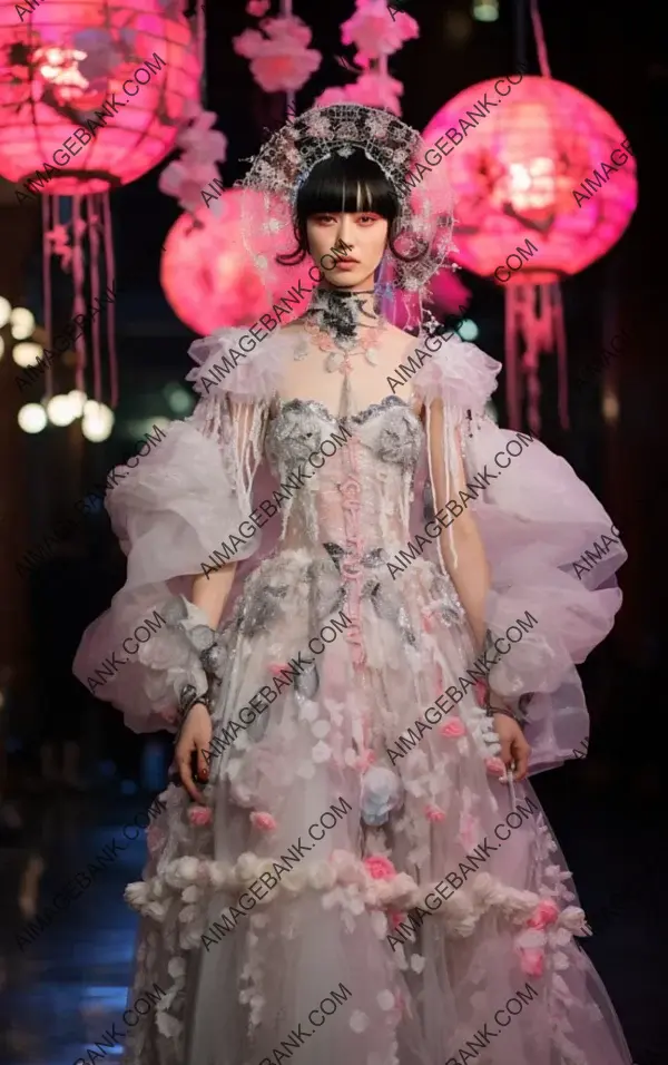 Bohemian Bridal Attire: Anna Sui&#8217;s Adorned Wedding Dress