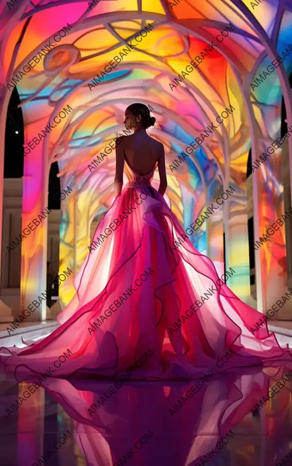 Vibrant Bridal Attire by Emilio Pucci: A Visual Delight