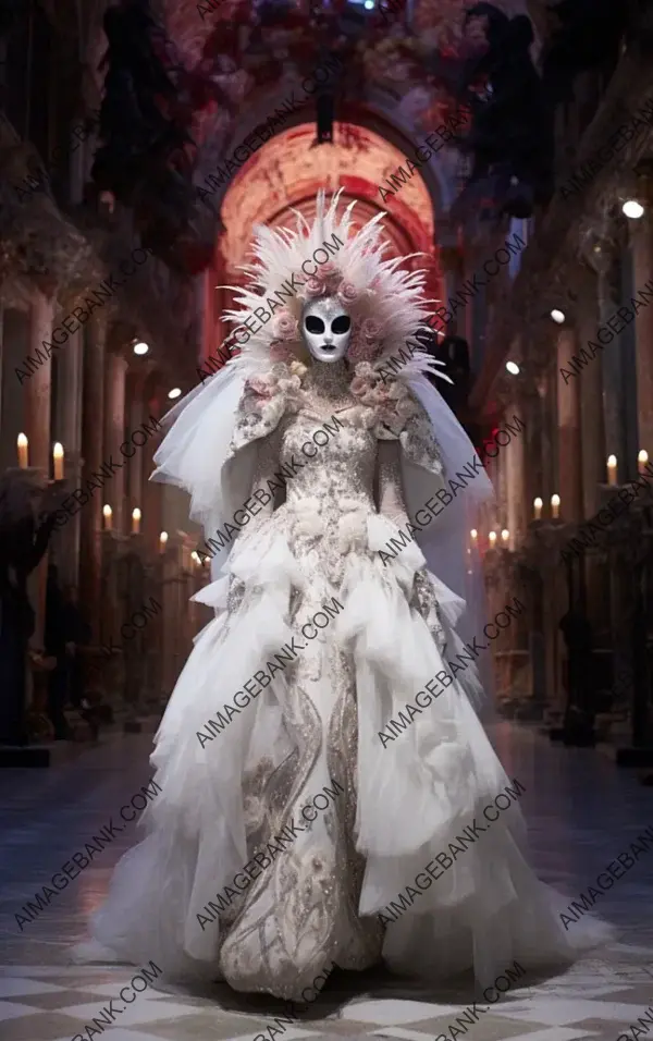 Vibrant Bridal Ensemble: Gareth Pugh and Anna Sui&#8217;s Collaboration