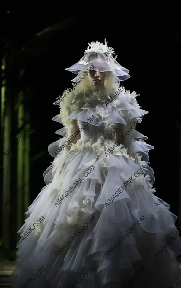 Bathed in Artistry: Junya Watanabe&#8217;s Avant-Garde Bridal Attire