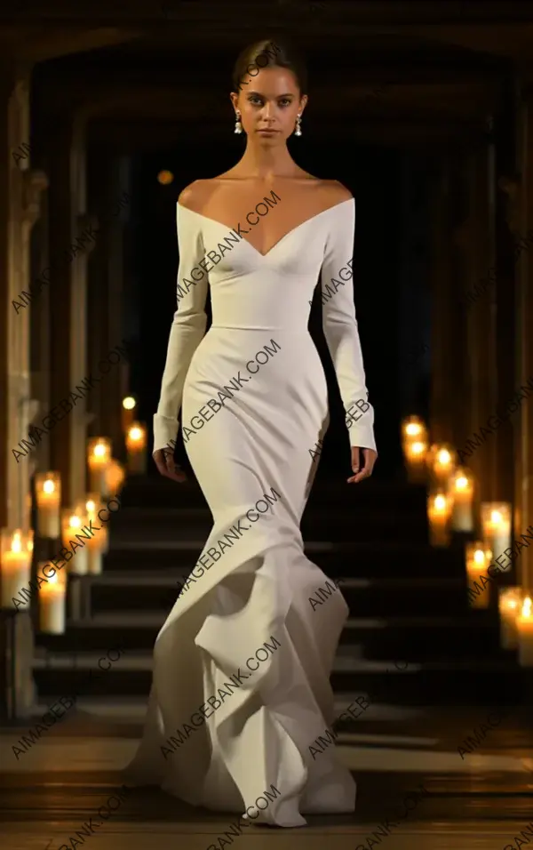 Roland Mouret&#8217;s Sophisticated Bridal Gown: Illuminating Elegance