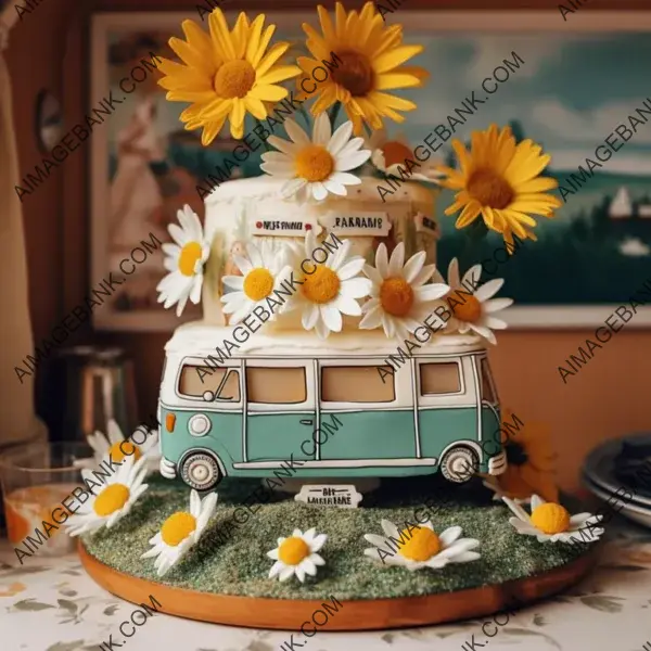 Daisy Cake Inspired by Wes Anderson &#8211; Culinary Whimsy