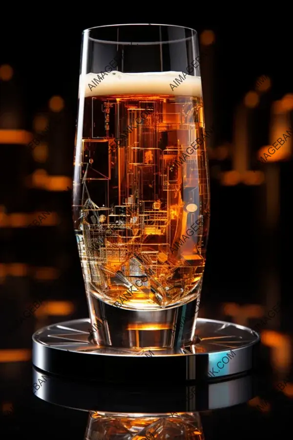 Architectural Design in Beer &#8211; Geometric Shape Refreshment