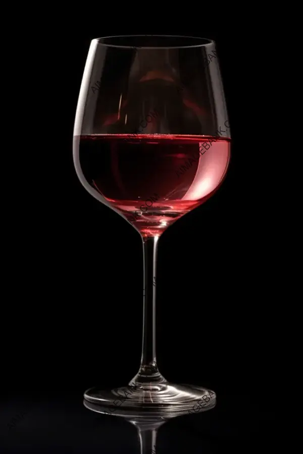 Hyper-Realistic Wine Glass &#8211; Rose Wine Excellence