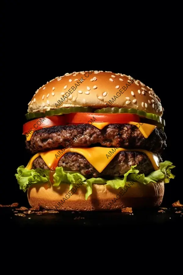 Hyper-Realistic Culinary Art &#8211; Irresistible Hamburger