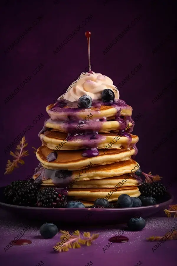 Delicious Pancakes &#8211; Blueberry and Vanilla Stack