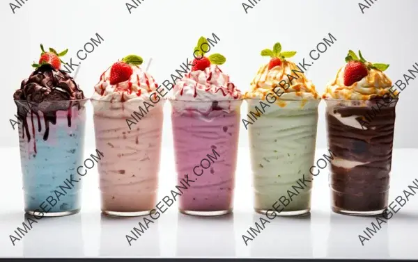 Milkshake and Smoothie Cup Assortment: Assorted Bliss