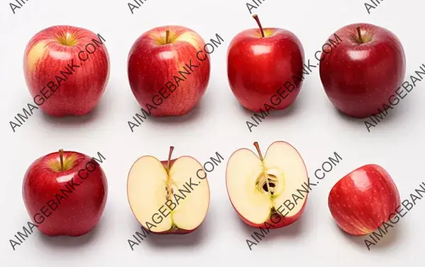 Red Apples: Apple Slices from Various Angles