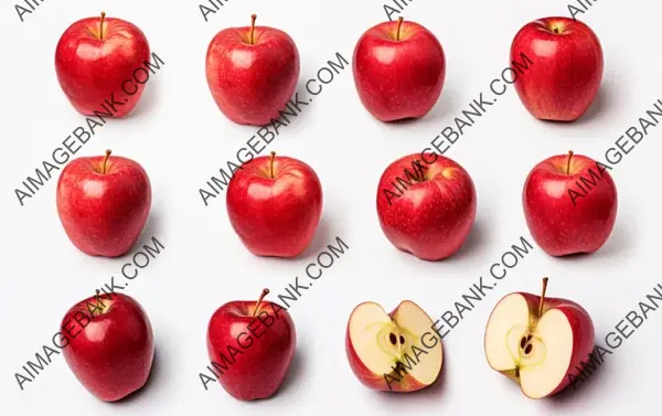 Red Apples: Various Angles and Slices