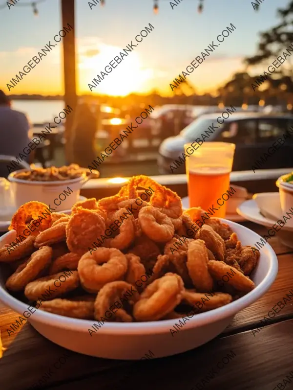 Crispy and Delightful: A Close-Up of Fried Shrimp