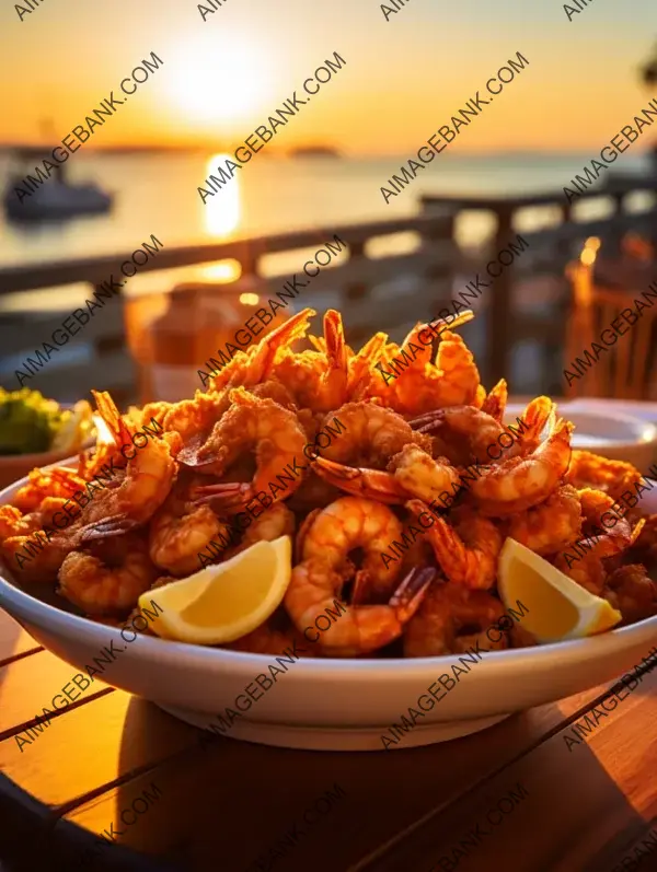 Tempting Treat: A Mouthwatering View of Fried Shrimp