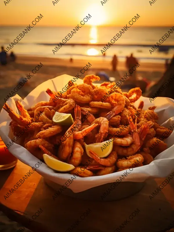 Savoring the Flavor: A Close-Up of Crispy Fried Shrimp