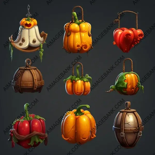 Bell Pepper Items in Mobile Games