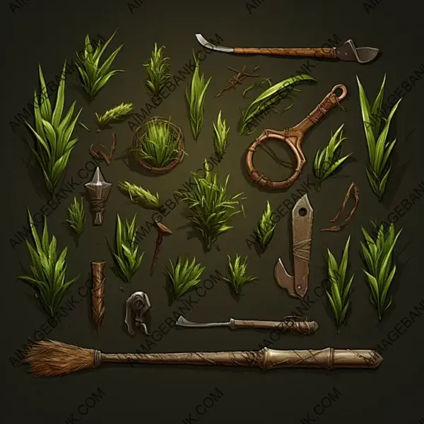 Survival Games&#8217; Iconic Props: Bunch of Grass