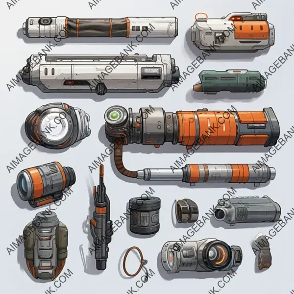 10 Sketches Asset Game Props: White Grid