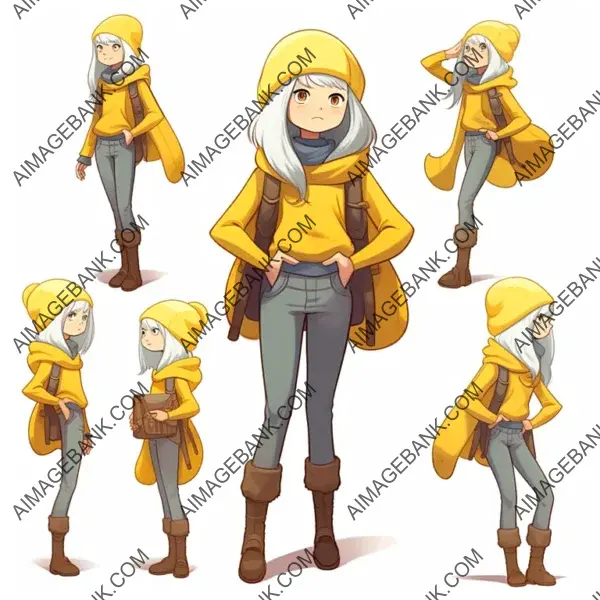 Adventure Time-Styled Female Character Set