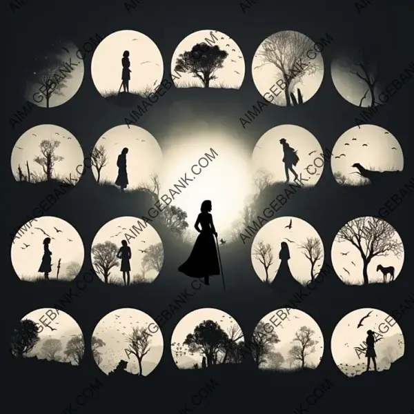 Classic Black and White Silhouettes: 20 Icons