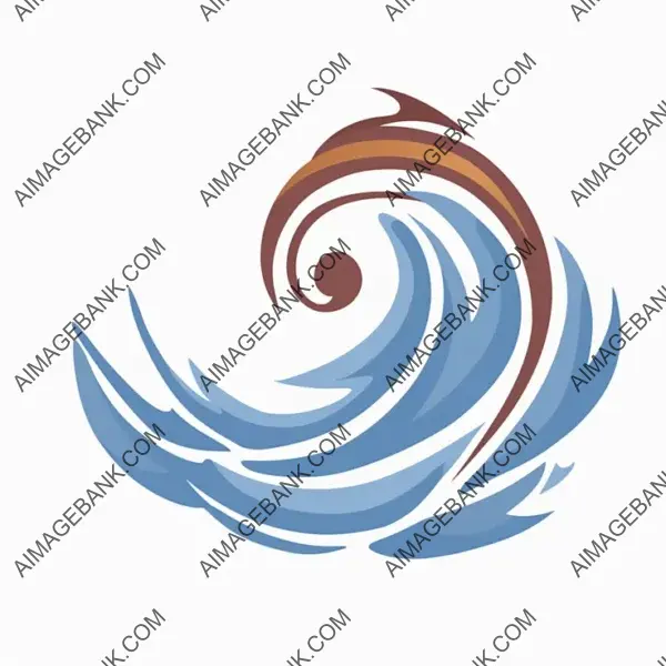 2D Medieval Castle Style Wind Element Icon