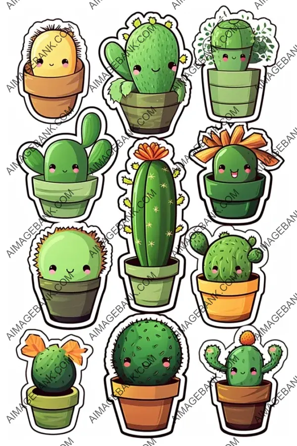 The Ultimate Collection of Cactus Love Stickers