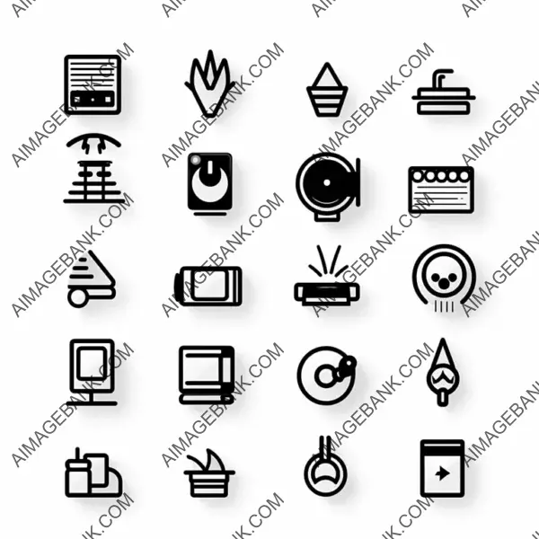 Minimalist Dynamic Computer List Icons