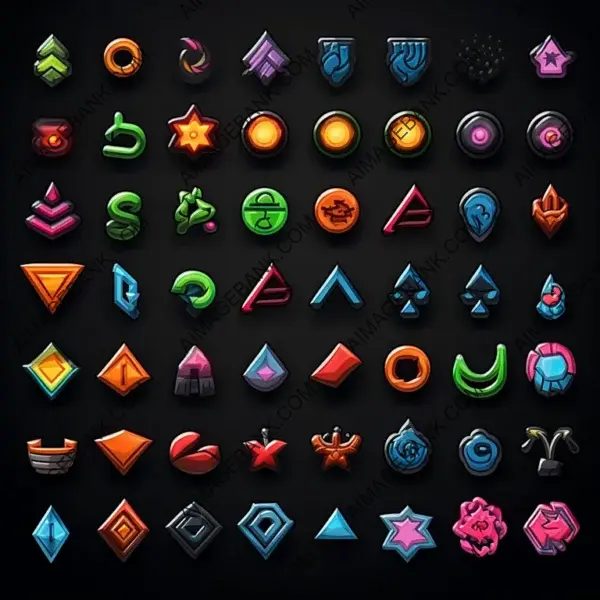 3D Pixel Art Cursor Icons Collection