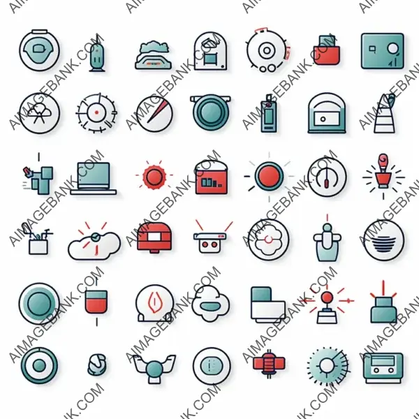 20 Technology Illustration Icons: High-Quality Graphic Assets