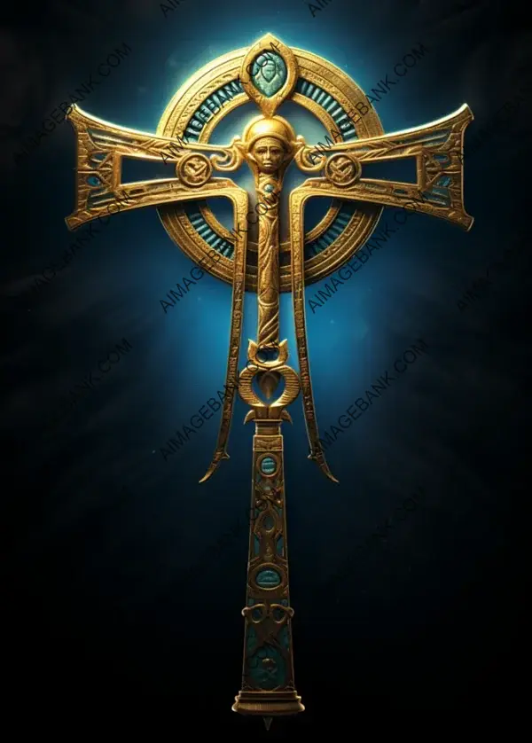 Ancient Golden Ankh: Symbolizing Epic Life