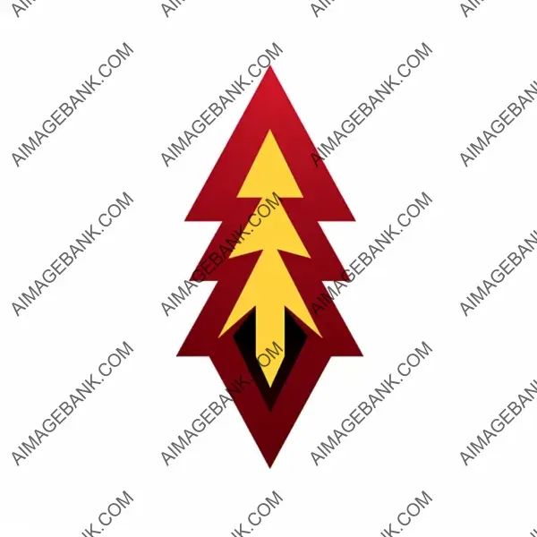 Comic Book-Inspired Forward Arrows Symbol