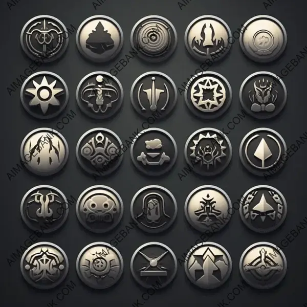 Design Detailed Stylized Icon Set