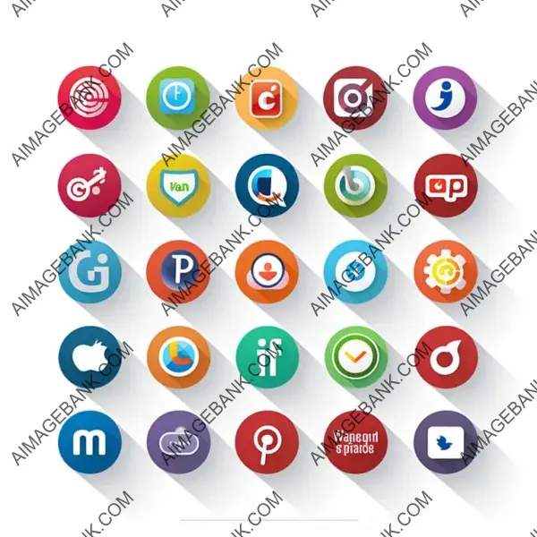 Round Social Media Logo Icons