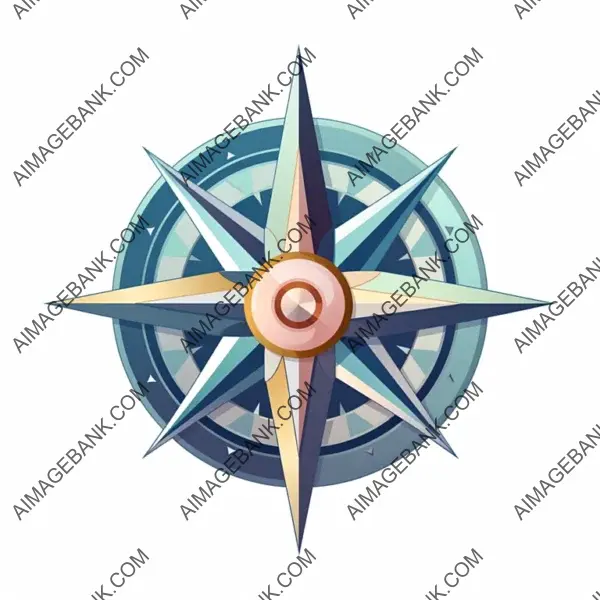 Unique Favicon: Featuring Stylized Compass