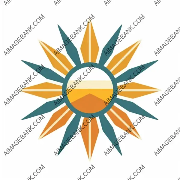 Captivating Favicon: Featuring Stylized Sun Rays